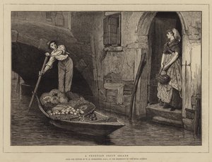 Un vendeur de fruits vénitien - William Quiller Orchardson